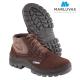 Botina Marluvas 50B26 Nobuck Marron Café Bico PVC CA 13808